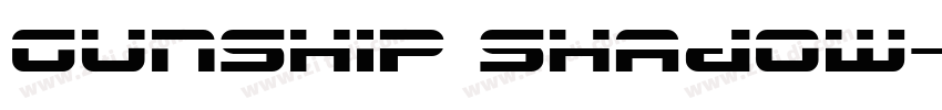 Gunship Shadow字体转换